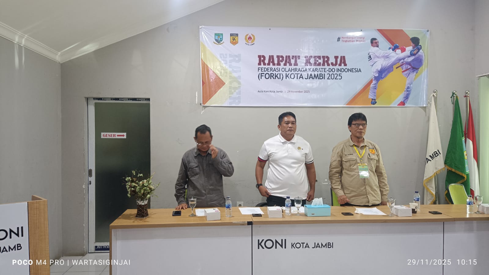 Buka Rakercab FORKI, Antoni Gumay: Event Adalah “Saringan” Terbaik Mencari Atlet Masa Depan
