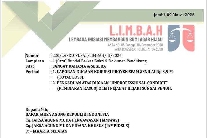 Langkah Mati Koruptor SPAM: Niat Hati Tutupi Notulen Rapat, Malah Terseret Obstruction of Justice di Kejaksaan Agung.