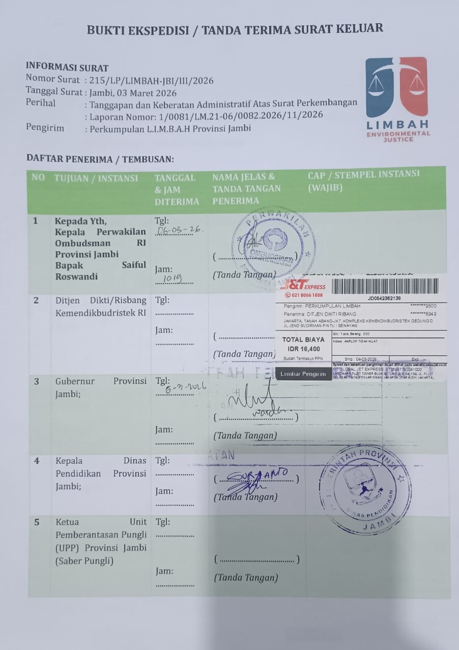 Tolak Solusi Administratif, L.I.M.B.A.H. Desak Uang Pungutan di SMAN 3 Jambi Dikembalikan ke Wali Murid!