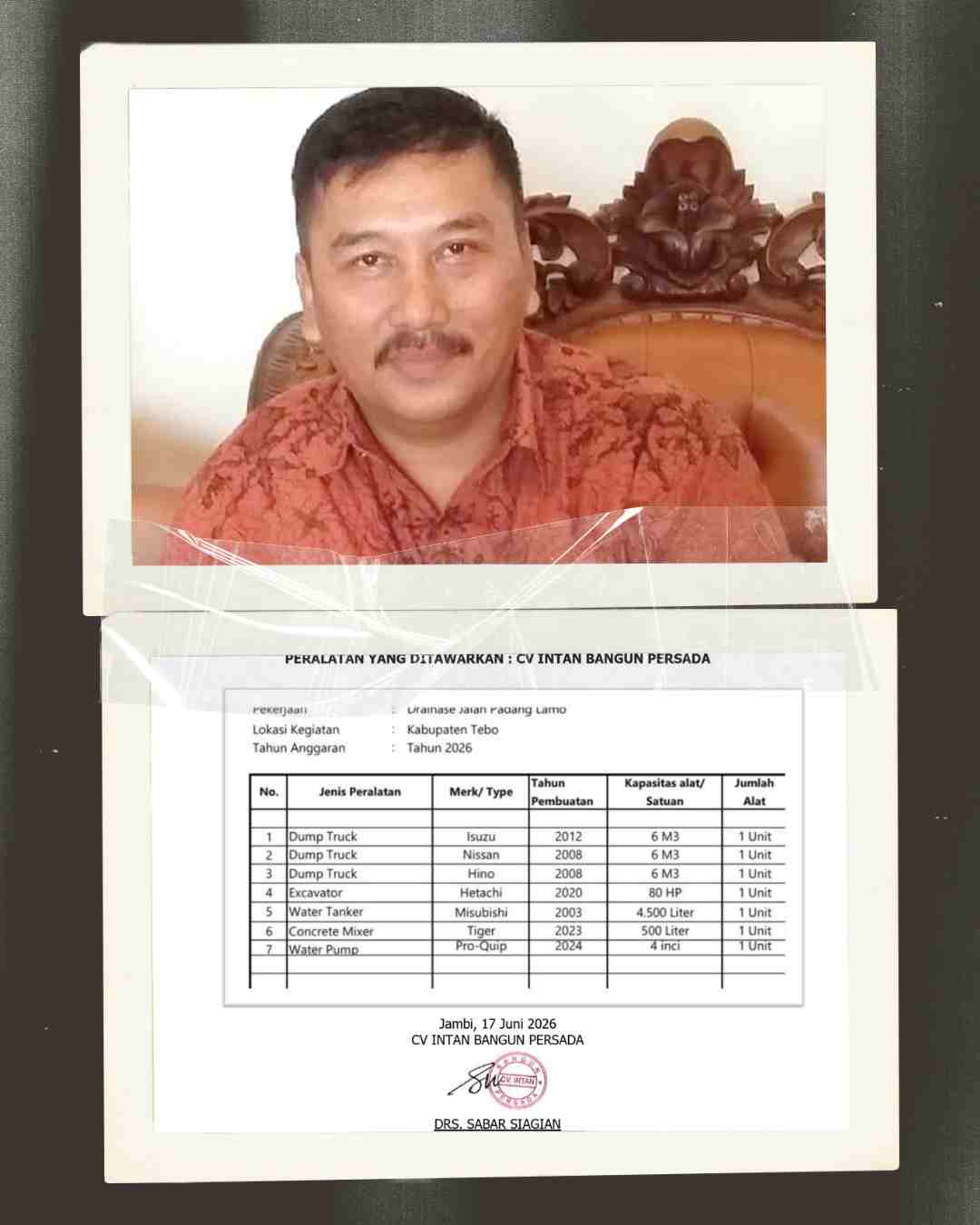 Akal-akalan Lelang PUPR Provinsi Jambi : Bawa Alat Canggih Digugurkan, L.I.M.B.A.H. Siap Seret Pokja UKPBJ ke KPPU dan Kejati.