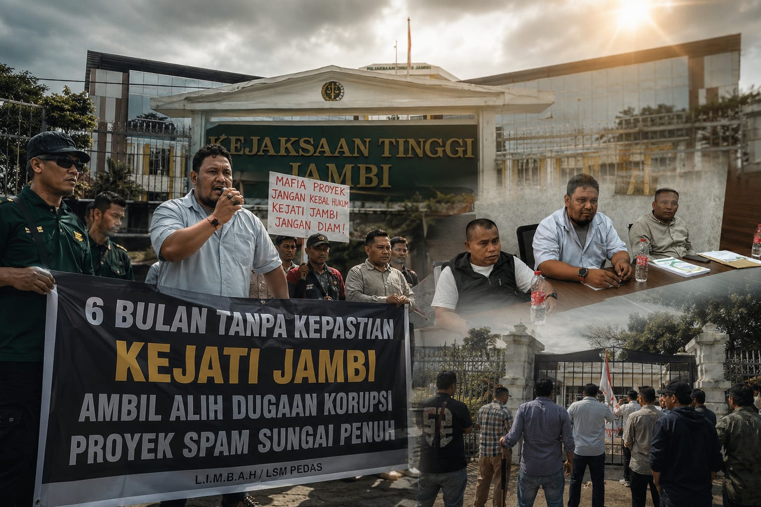 Enam Bulan Tanpa Kepastian, Massa Minta Kejati Ambil Alih Dugaan Korupsi SPAM Sungai Penuh