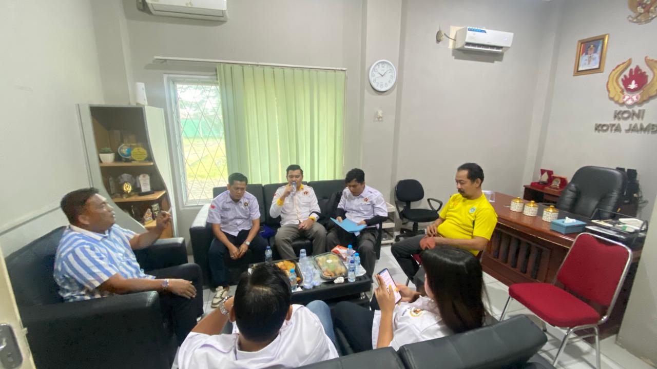 Ketum KONI Kota Jambi Sambut Positif PWI Pokja Kota Jambi : Energi Tambahan untuk Prestasi Olahraga Daerah