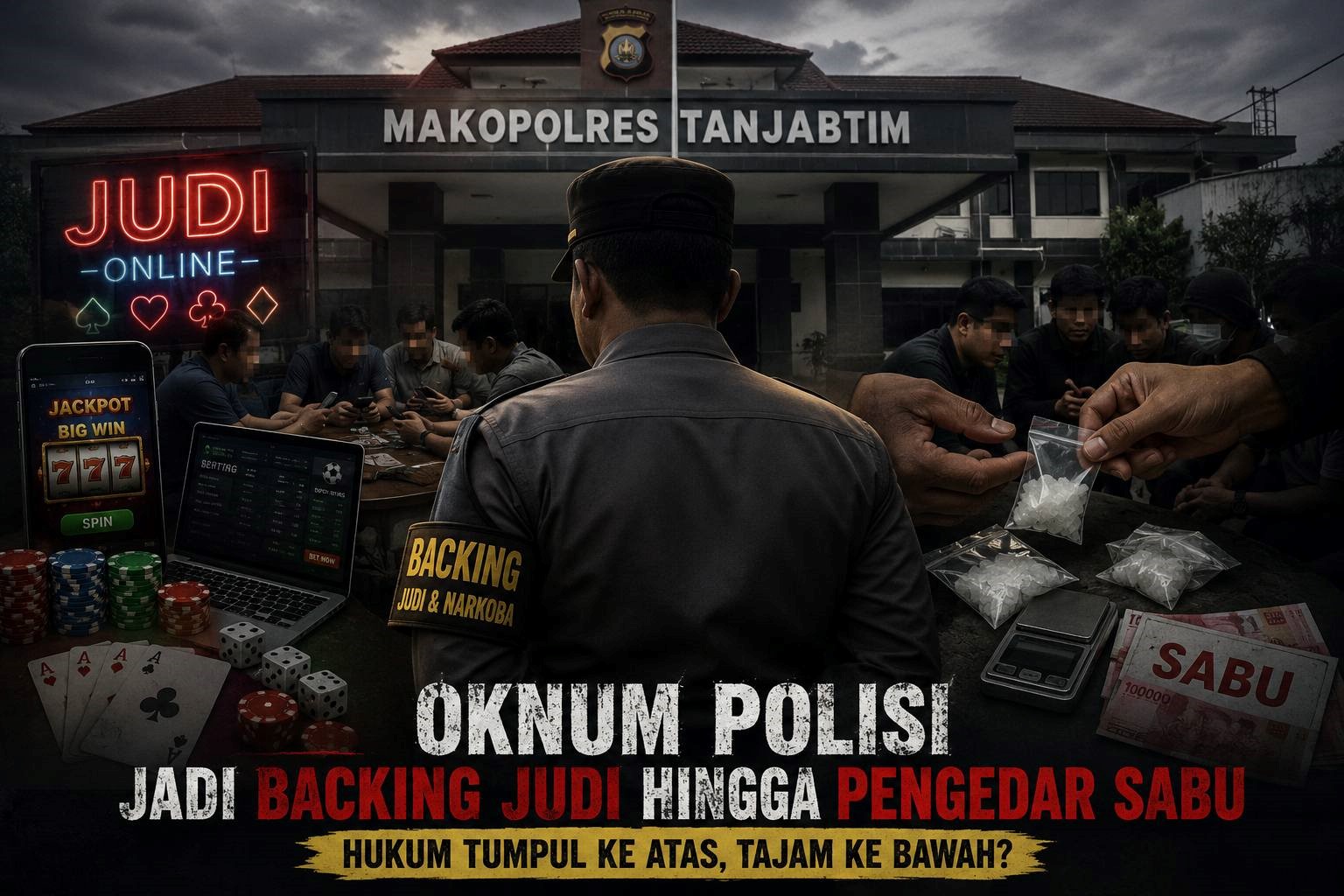 Ironi di Tanjabtim: Saat Jarak Arena Sabung Ayam dan Rumah Dinas Kapolres Hanya Sepelemparan Batu
