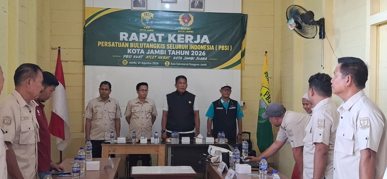 Tuai Pujian Manis dari KONI, Muker PBSI Kota Jambi Buktikan Komitmen Cetak Prestasi Sejak Awal Tahun