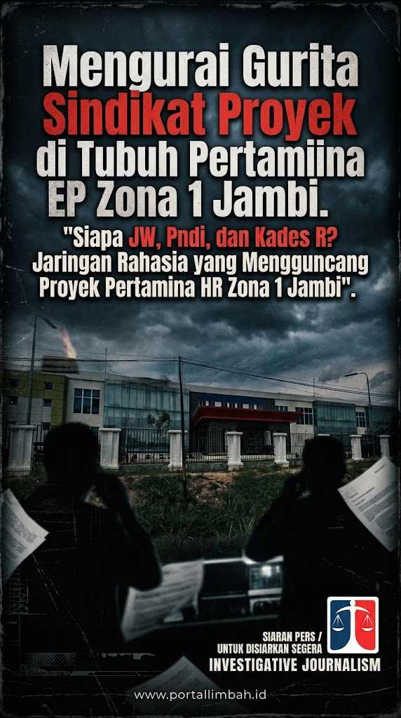 Mengurai Gurita Sindikat Proyek di Tubuh Pertamina EP Zona 1 Jambi. “Siapa JW, Pndi, dan Kades R? Jaringan Rahasia yang Mengguncang Proyek Pertamina HR Zona 1 Jambi”